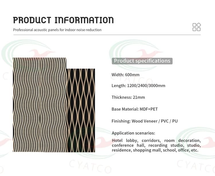 Artistic Slat Acoustic Panels Information (3)